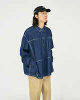 Fresh Service / Denim Pullover Shirt - One Wash