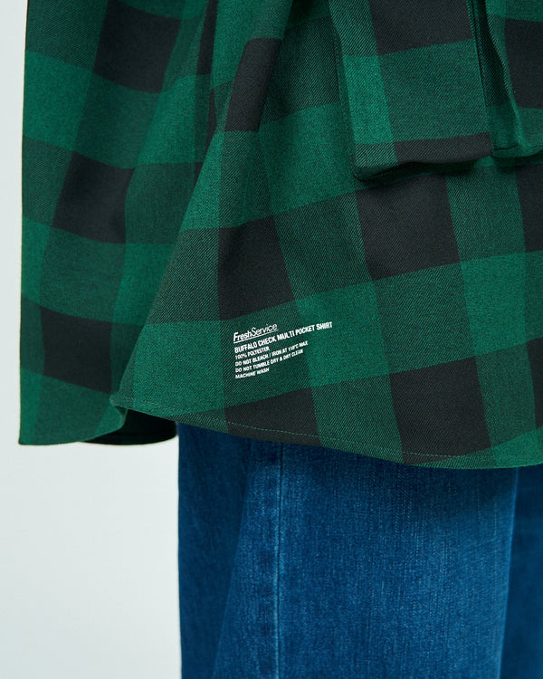 FreshService / Buffalo Check Multi Pocket Shirt