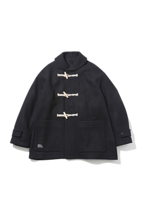 Fresh Service / MELTON DUFFLE COAT - BLACK