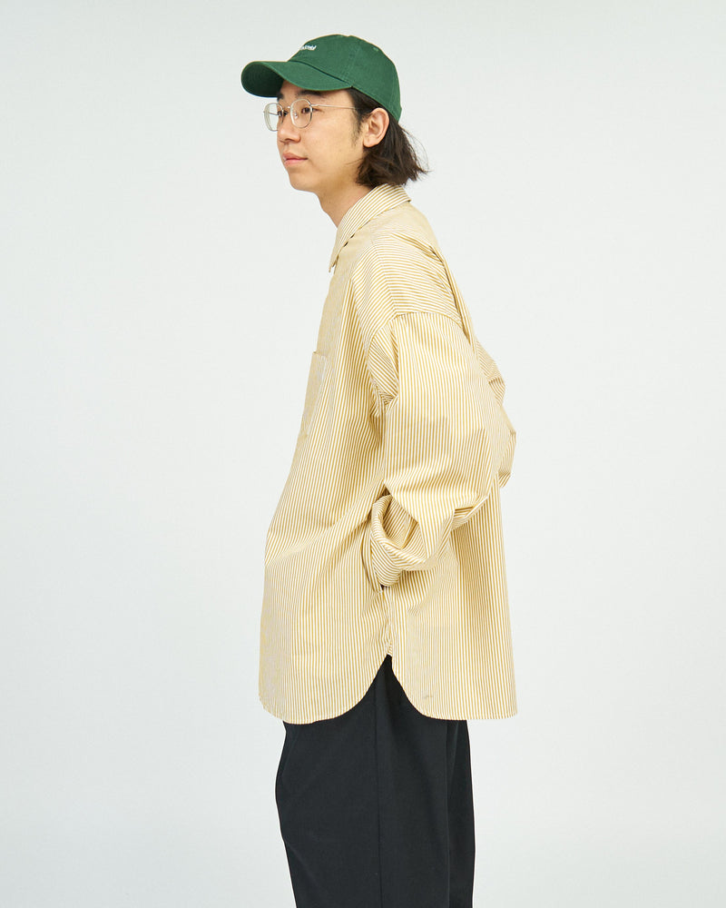 Fresh Service / CORPORATE UNIFORM L/S SHIRT - Yellow Stripe