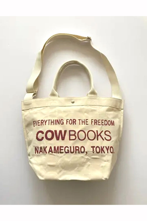 COW BOOKS/Bucket Shoulder-Natural×Red