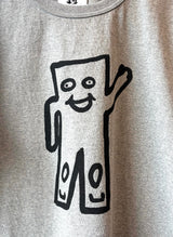 TACOMA FUJI RECORDS / STRETCH MAN Tee designed by James Ulmer - Heather Gray