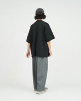 Fresh Service /  DRY PIQUE JERSEY CREW NECK "DISPATCH" - Black