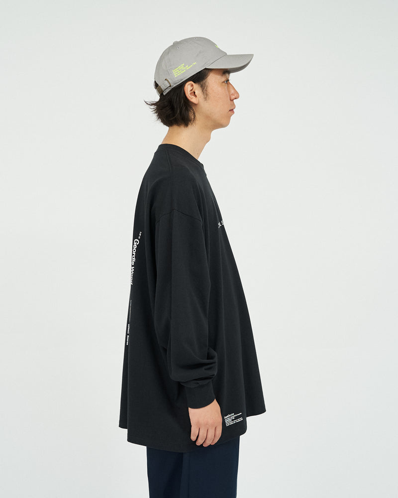 Fresh Service / AS×FS CORPORATE L/S TEE “BOOK STACK” - BLACK