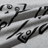 TACOMA FUJI RECORDS /STRETCH MEN Tee designed by James Ulmer - Heater Gray