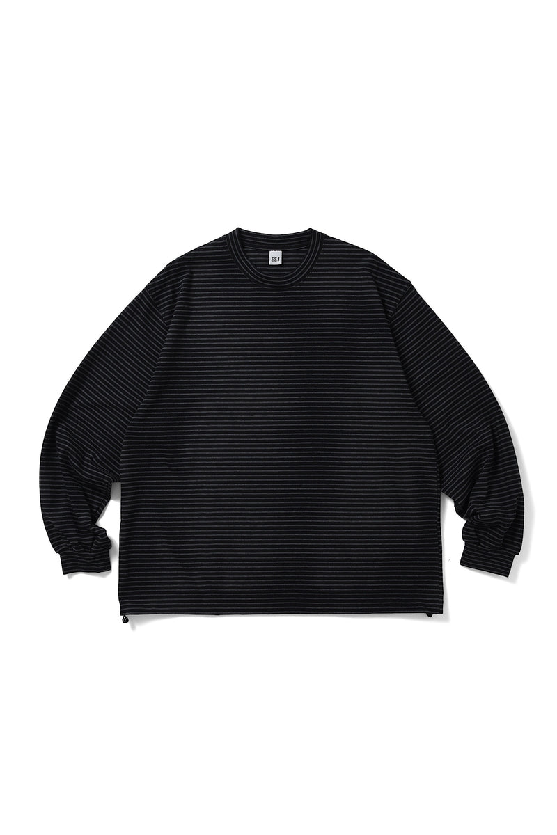 ES.1 / Border LS T -Shirt- Black Border – redtriangle