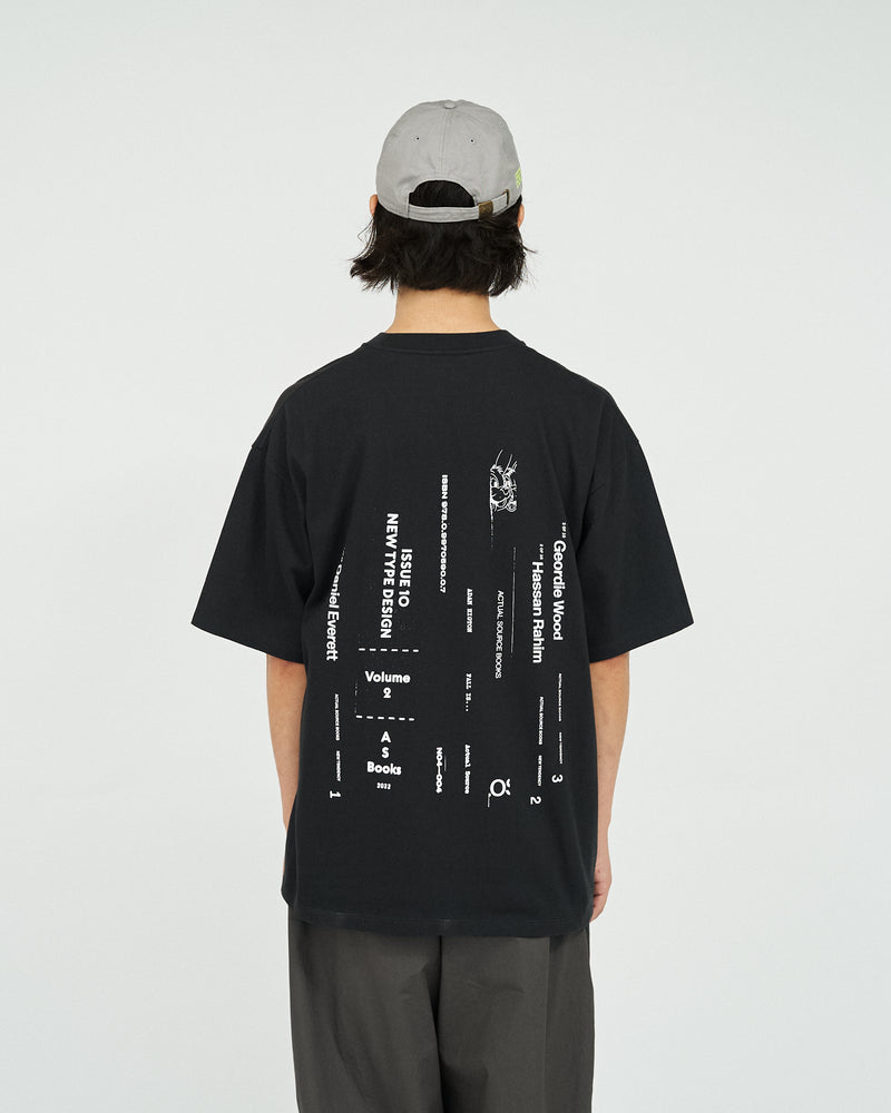 Fresh Service / AS×FS CORPORATE S/S TEE “BOOK STACK” - BLACK