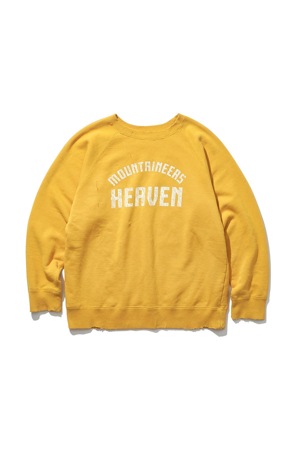 Mountain Research / Damaged Sweat Crew - Yellow