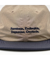 Garbage / SOFT BRIM 6 PANEL CAP LOW (HAPPY CHEMICALS) - SAND / NAVY BRIM (NAVY EMB)
