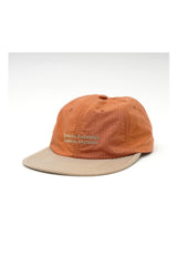 Garbage / SOFT BRIM 6 PANEL CAP LOW (HAPPY CHEMICALS) - ORANGE / SAND BRIM (SAND EMB)
