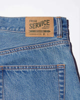 Fresh Service /  CORPORATE DENIM FIVE POCKET PANTS - LIGHT WASH
