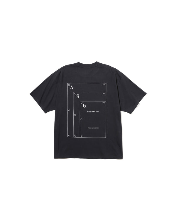 Fresh Service / AS×FS CORPORATE S/S TEE “A-SERIES” - BLACK