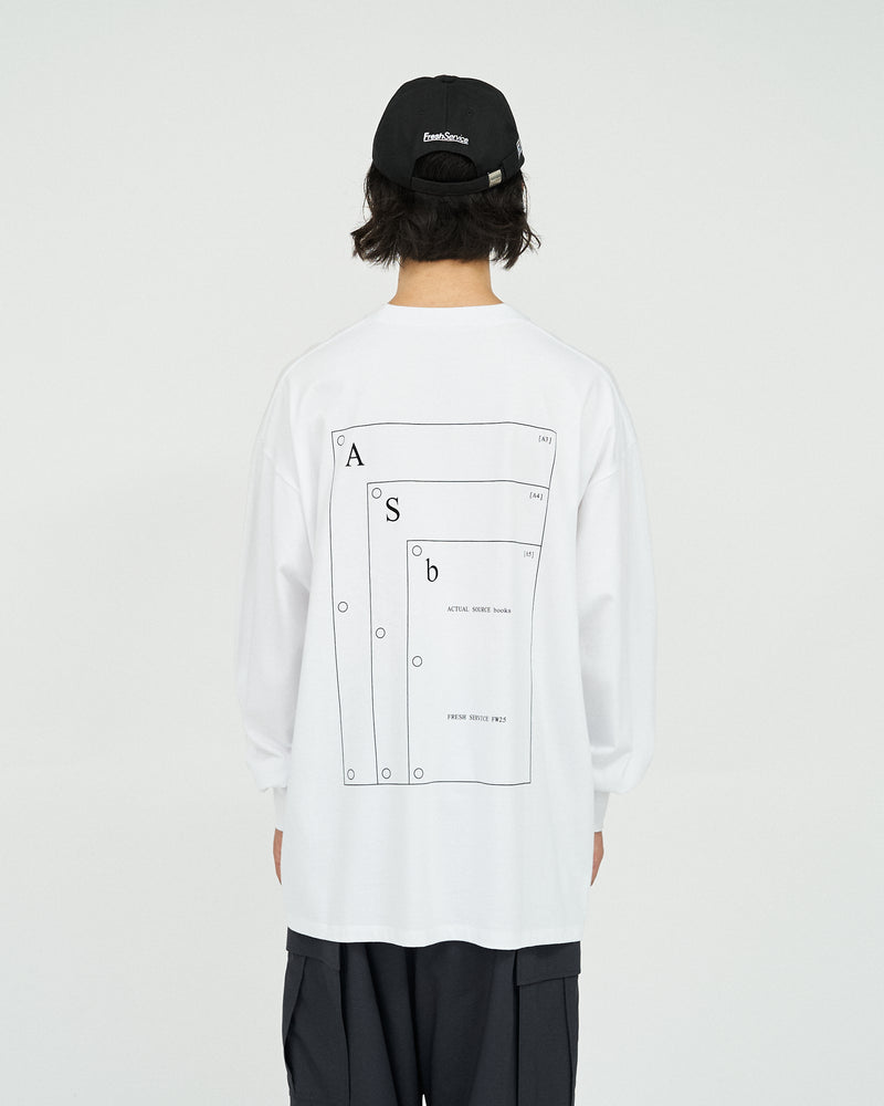 Fresh Service / AS×FS CORPORATE L/S TEE “A-SERIES” - WHITE