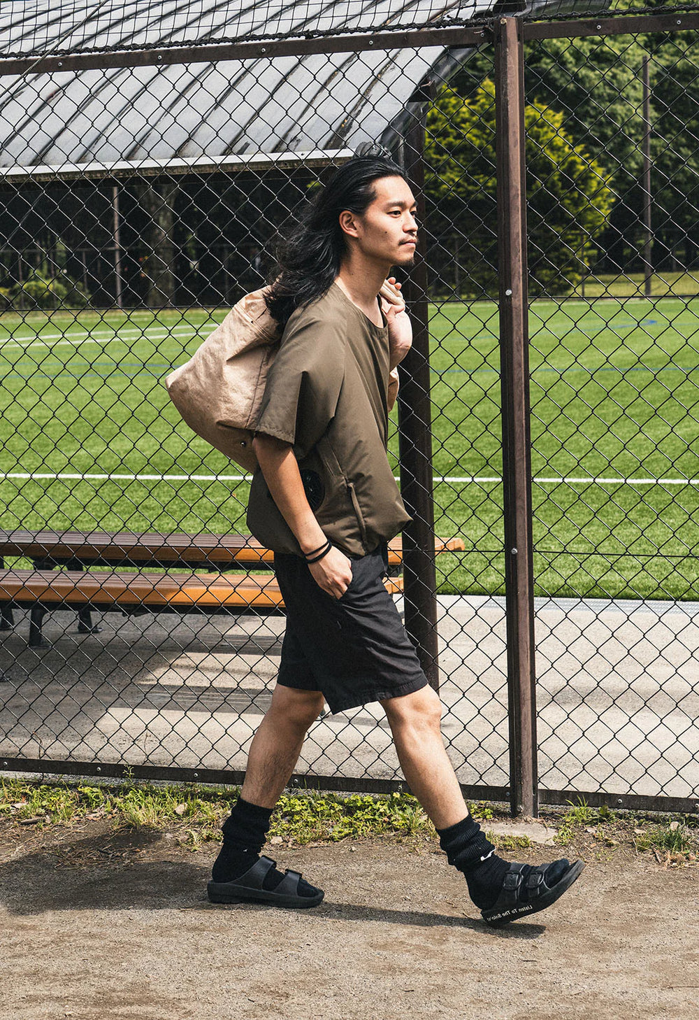 RICO AIR FAN / RICO AIR FAN BROWN KHAKI – redtriangle
