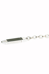 END / Half rounded chain piece wallet chain