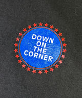 Down On The Corner / S/S D.S. Tee "Living The Good Life" - Black