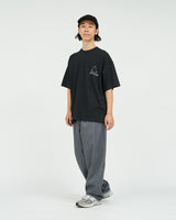 Fresh Service / AS×FS CORPORATE S/S TEE “A-SERIES” - BLACK