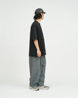 Fresh Service /  DRY PIQUE JERSEY CREW NECK "DISPATCH" - Black