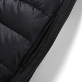 ES.1 / 3lyr down Hoodie - Black