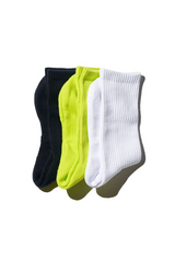 Fresh Service / SIGNATURE 3-PACK SOCKS - WHT×YEL×NVY