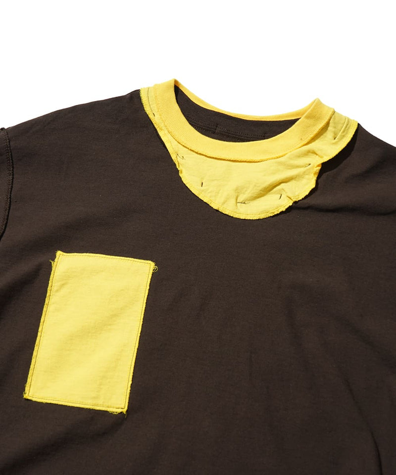 Mountain Folks Tailoring /W-Neck Tee - Brown