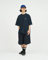 Fresh Service /  DRY PIQUE JERSEY CREW NECK "DISPATCH" - Navy