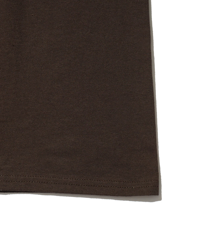 Mountain Folks Tailoring /W-Neck Tee - Brown