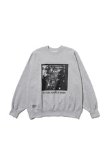 Fresh Service / AS×FS LIGHT OZ CREW NECK "LITHOGRAPH" - H.GRAY