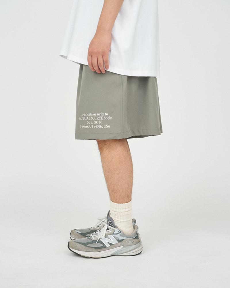 Fresh Service / AS×FS ALL WEATHER SHORTS "ADDRESS" - GRAY