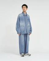 Fresh Service /  CORPORATE DENIM FIVE POCKET PANTS - LIGHT WASH
