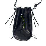 B:TOGETHER / "KINCHAKU" LEATHER BLACK SMOOTH