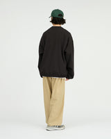 Fresh Service /  COMFORT-SHIELD FLEECE CREW NECK PULLOVER - BlLACK