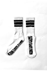 KIDS LOVE GAITE / KLG-SOCKS - WHT×BLK
