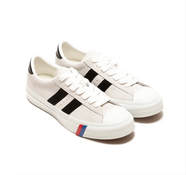 PRO-Keds /  ROYAL PLUS SUEDE LO - WHITE