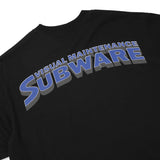 SUBWARE  / SUBWARE SHORT SLEEVE TEE - BLACK