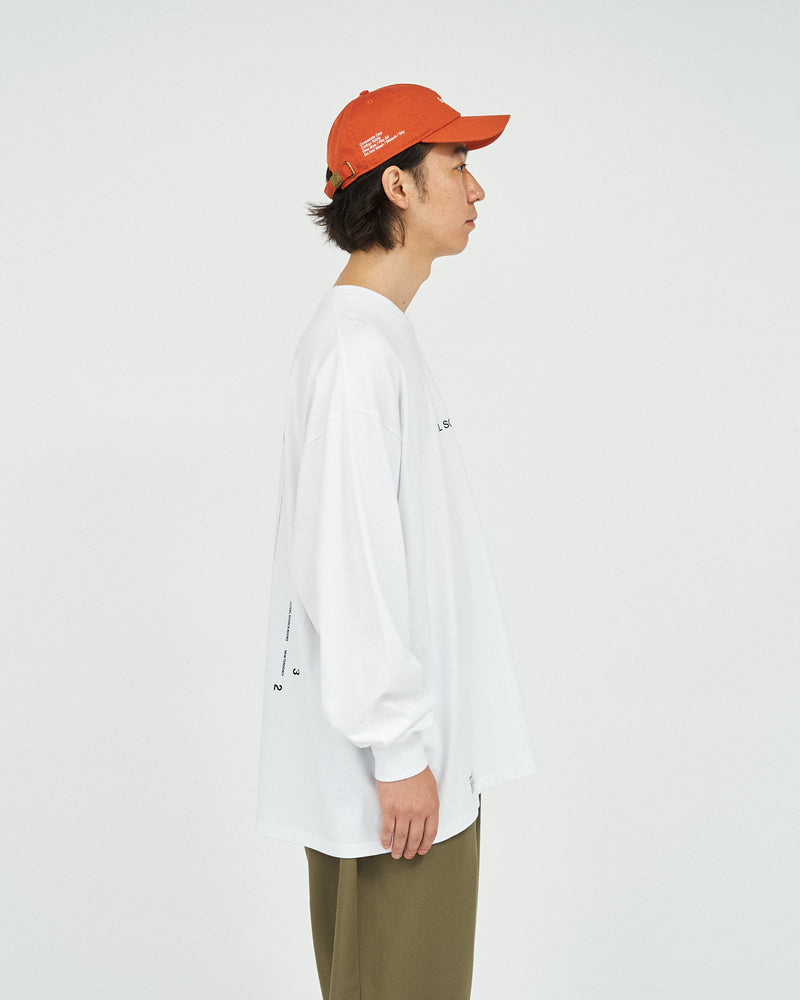 Fresh Service / AS×FS CORPORATE L/S TEE “BOOK STACK” - WHITE