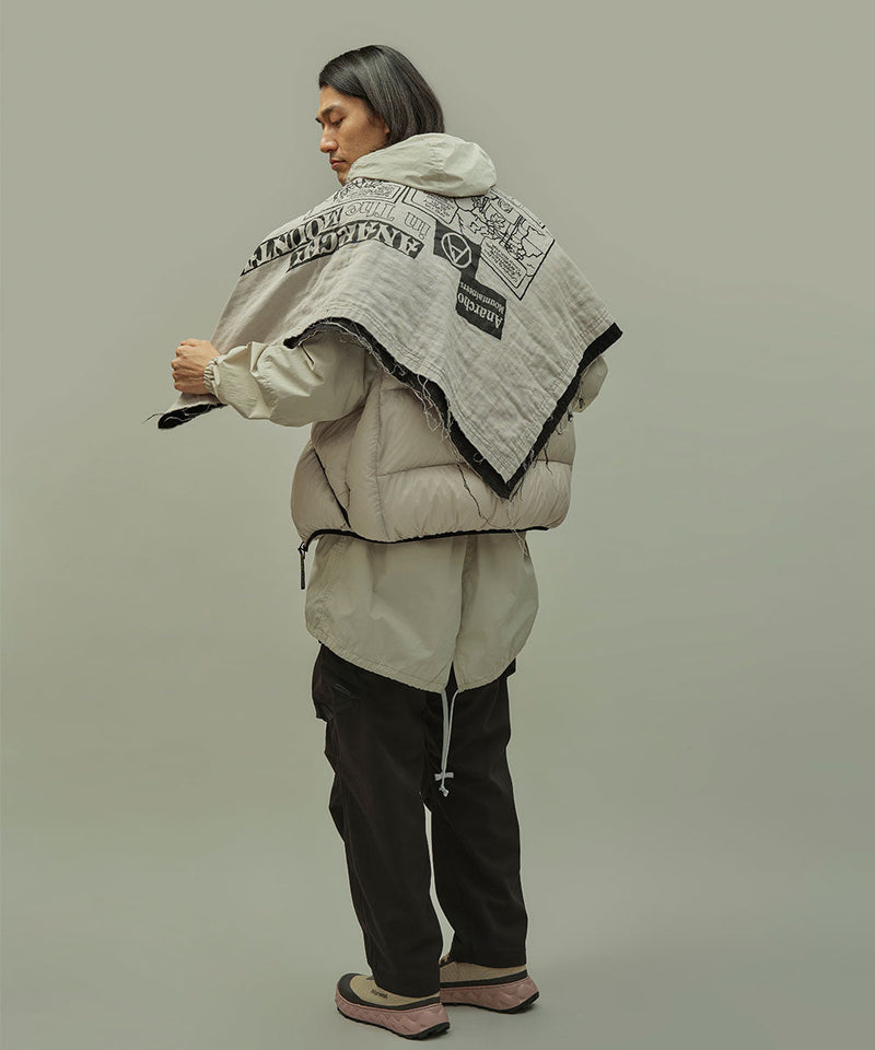 Mountain Research / Gauze Stole (square)
