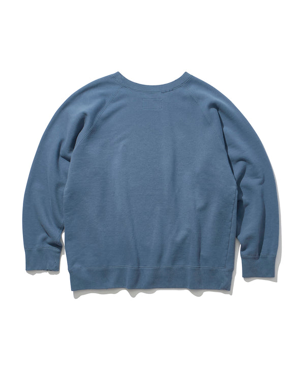 Mountain Research / Damaged Sweat Crew - G,Blue