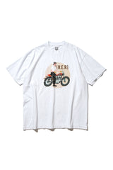 Riding Equipment Research /Illustration Tee / Adam Nickel - White