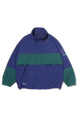 Fresh Service / NYLON CANVAS SAILING JACKET - Blue×Green