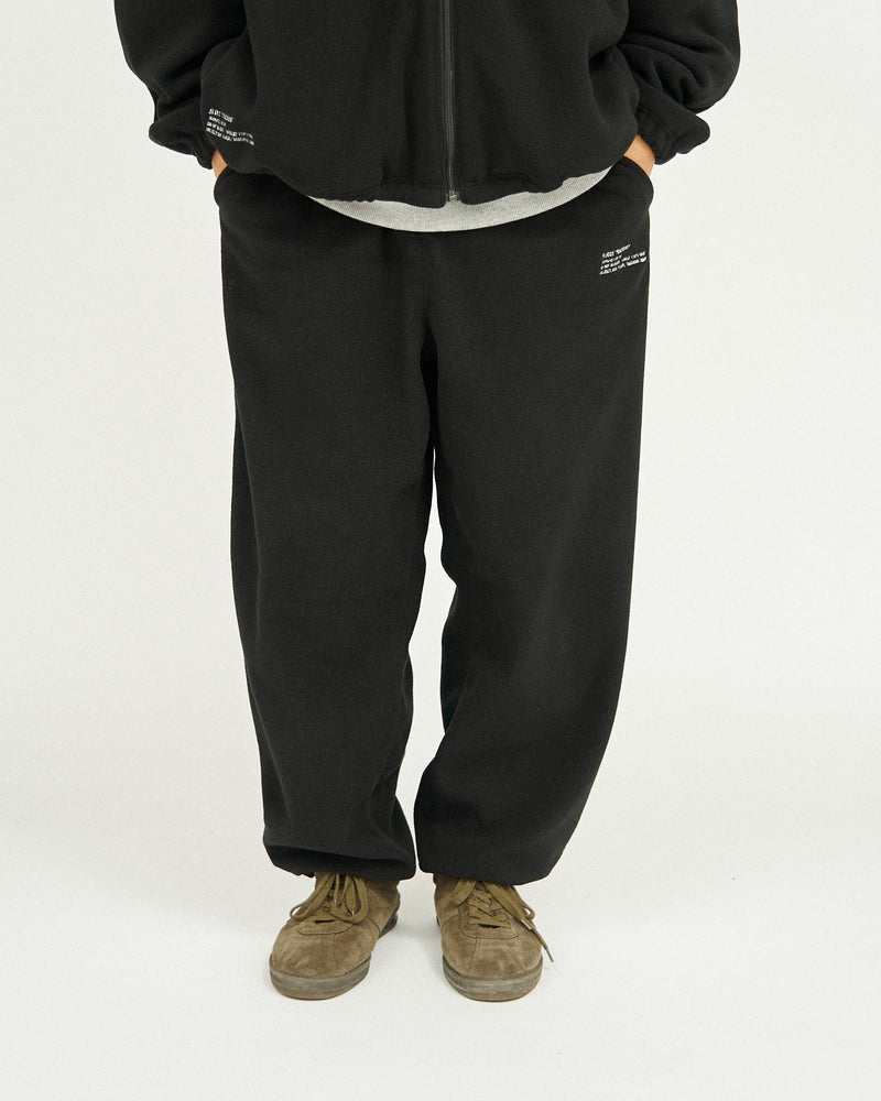 ReFresh!Service. / Fleece Tracksuit - Black