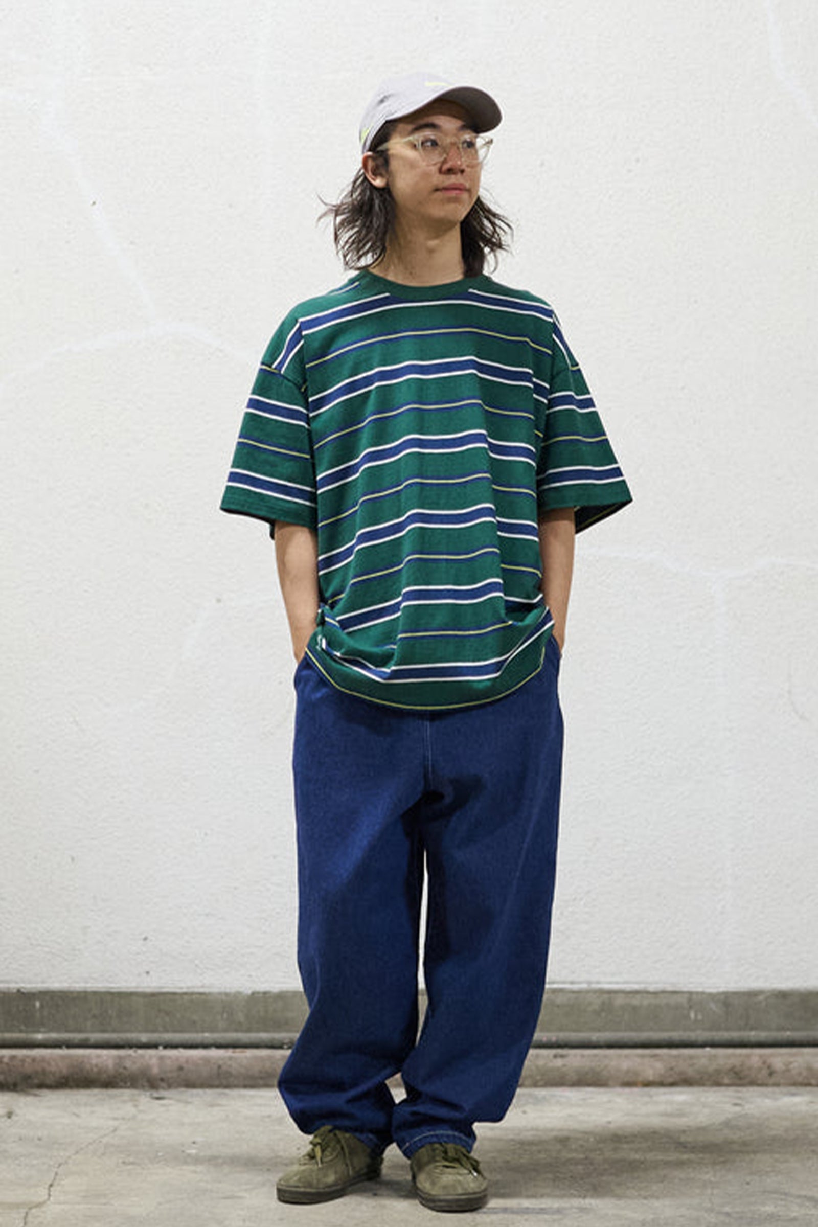 Fresh Service / MULTI BORDER S/S TEE – redtriangle