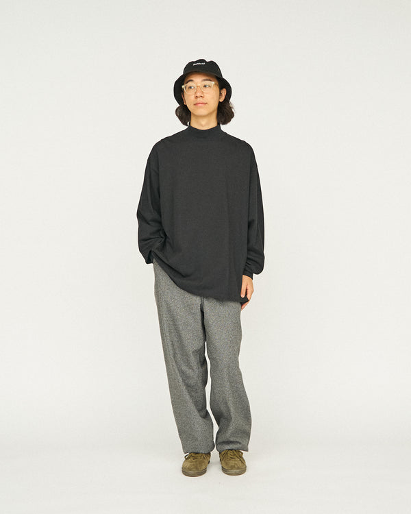 Fresh Service / 2-PACK CORPORATE  L/S MOCK NECK TEE  - BLACK