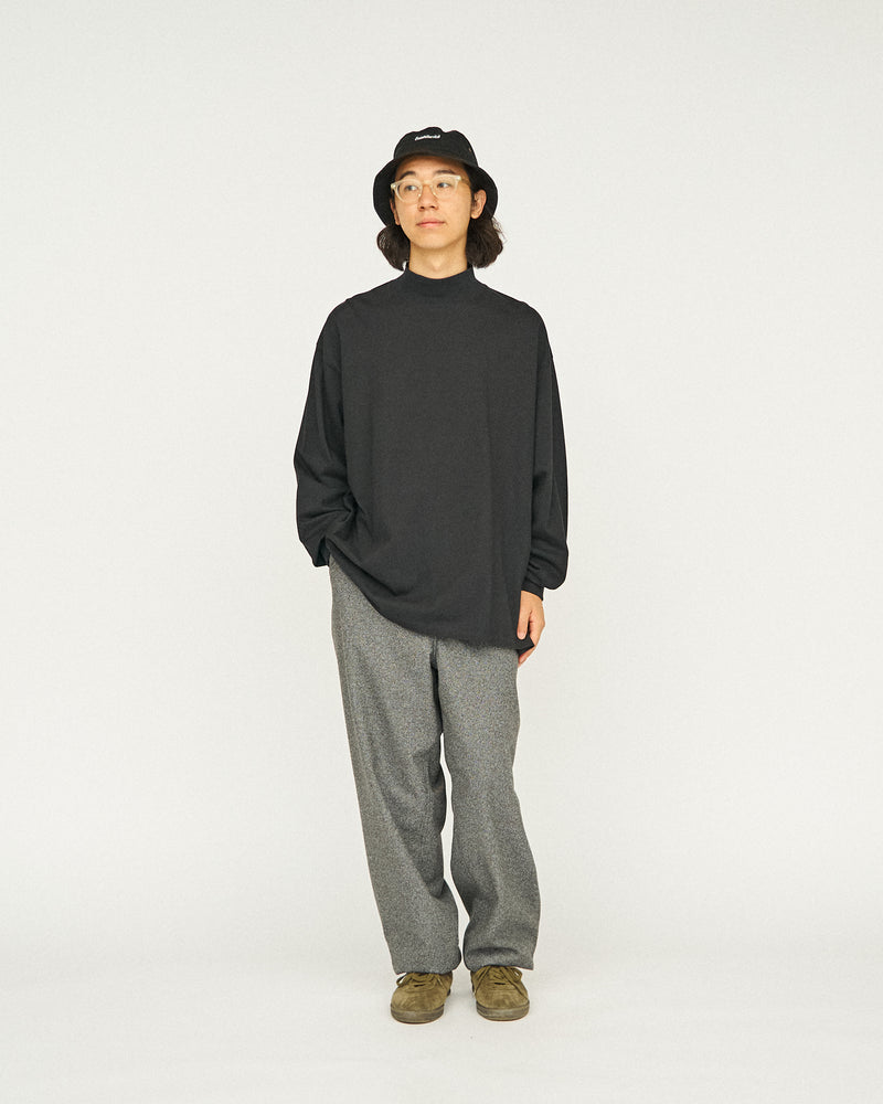 Fresh Service / 2-PACK CORPORATE  L/S MOCK NECK TEE  - BLACK