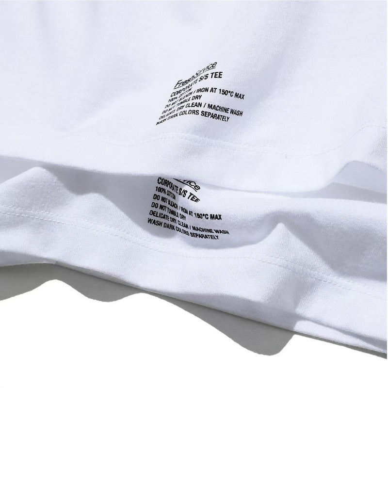 Fresh Service / 2-PACK CORPORATE  S/S TEE  - WHITE