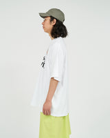 Fresh Service / CORPORATE PRINTED S/S TEE “FOOTBALL” - WHITE