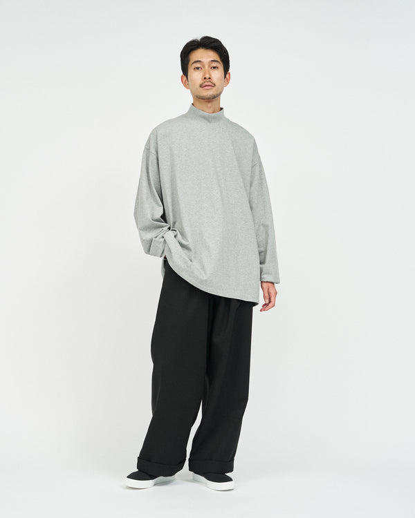 Fresh Service / 2-PACK CORPORATE  L/S MOCK NECK TEE  - H.GRAY