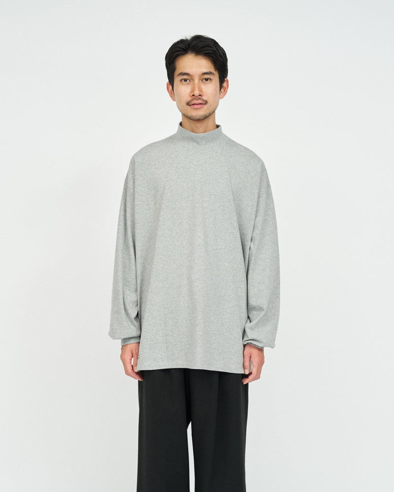 Fresh Service / 2-PACK CORPORATE  L/S MOCK NECK TEE  - H.GRAY