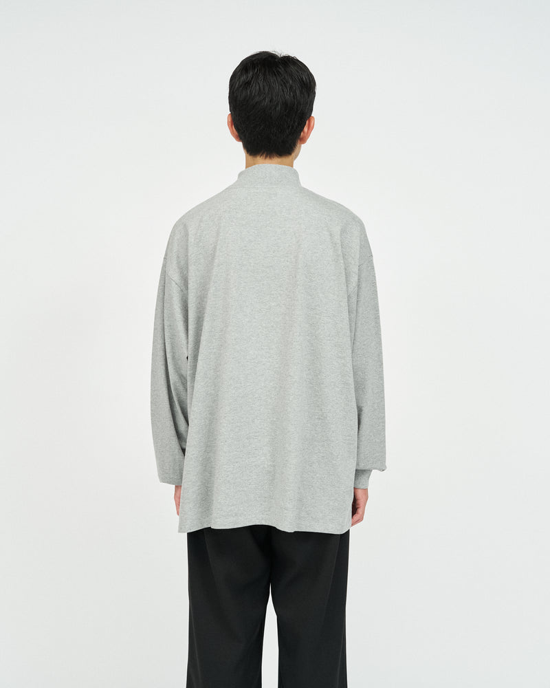 Fresh Service / 2-PACK CORPORATE  L/S MOCK NECK TEE  - H.GRAY