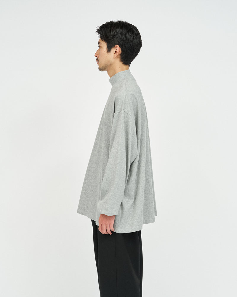 Fresh Service / 2-PACK CORPORATE  L/S MOCK NECK TEE  - H.GRAY